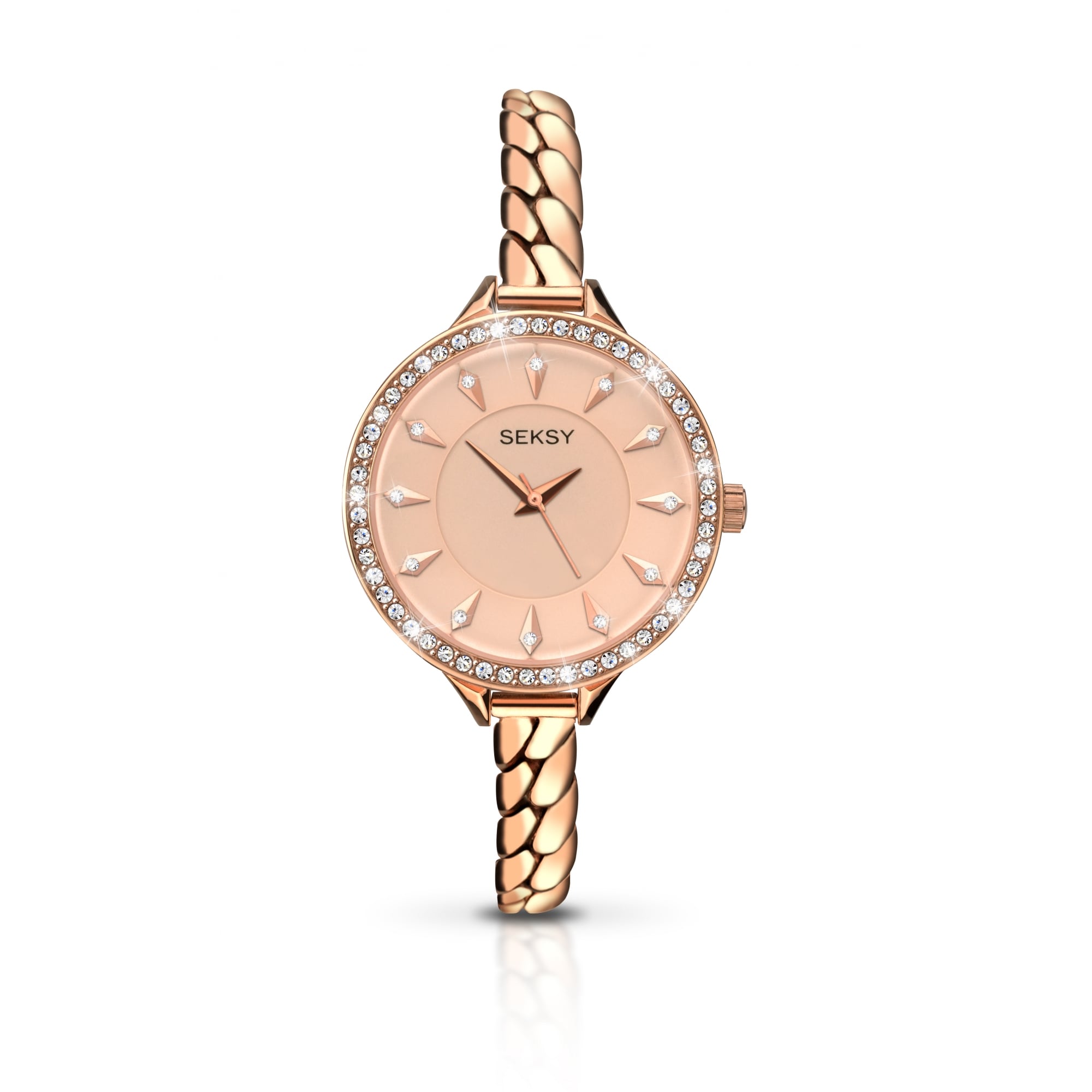 Seksy Sesky Ladies Rose Gold Embrace Watch Watches From Faith Jewellers Uk 