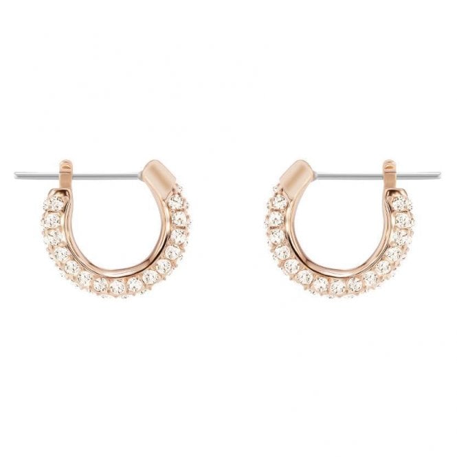 Swarovski Jewellery Swarovski Jewellery Swarovski Crystal Rose Gold Hoop Earrings