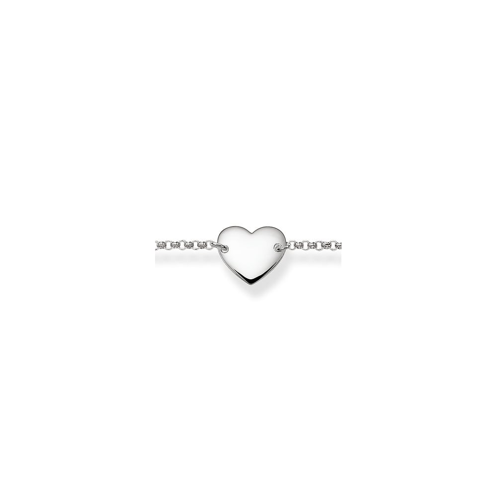 sterling silver heart bracelet